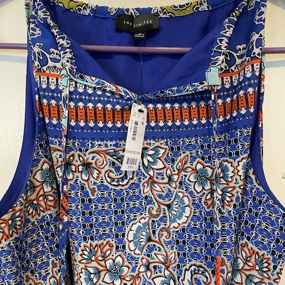 The Limited Maxi Sundress NWT Size Medium floral tropical vacation tassels beads - Picture 8 of 12